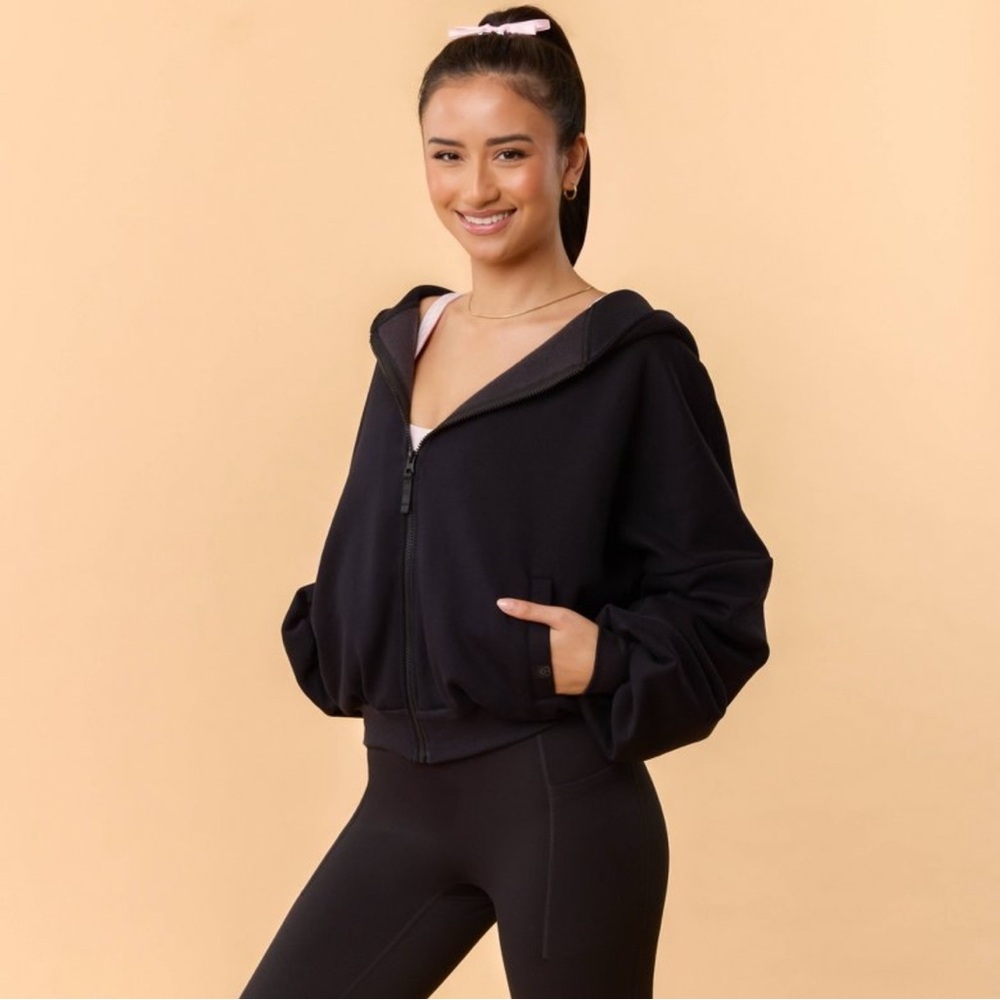 NWT! Blogilates Target X - Women's Marshmallow Full Zip Hooded Sweatshirt XS